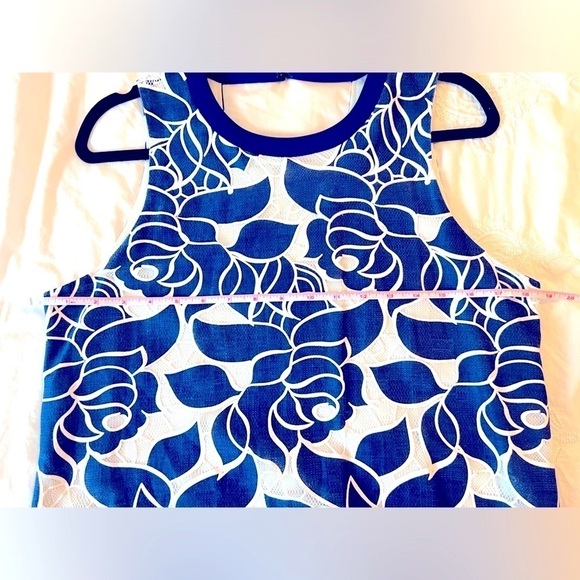 Emmelee Blue & White Floral Dress Size L - Picture 7 of 9